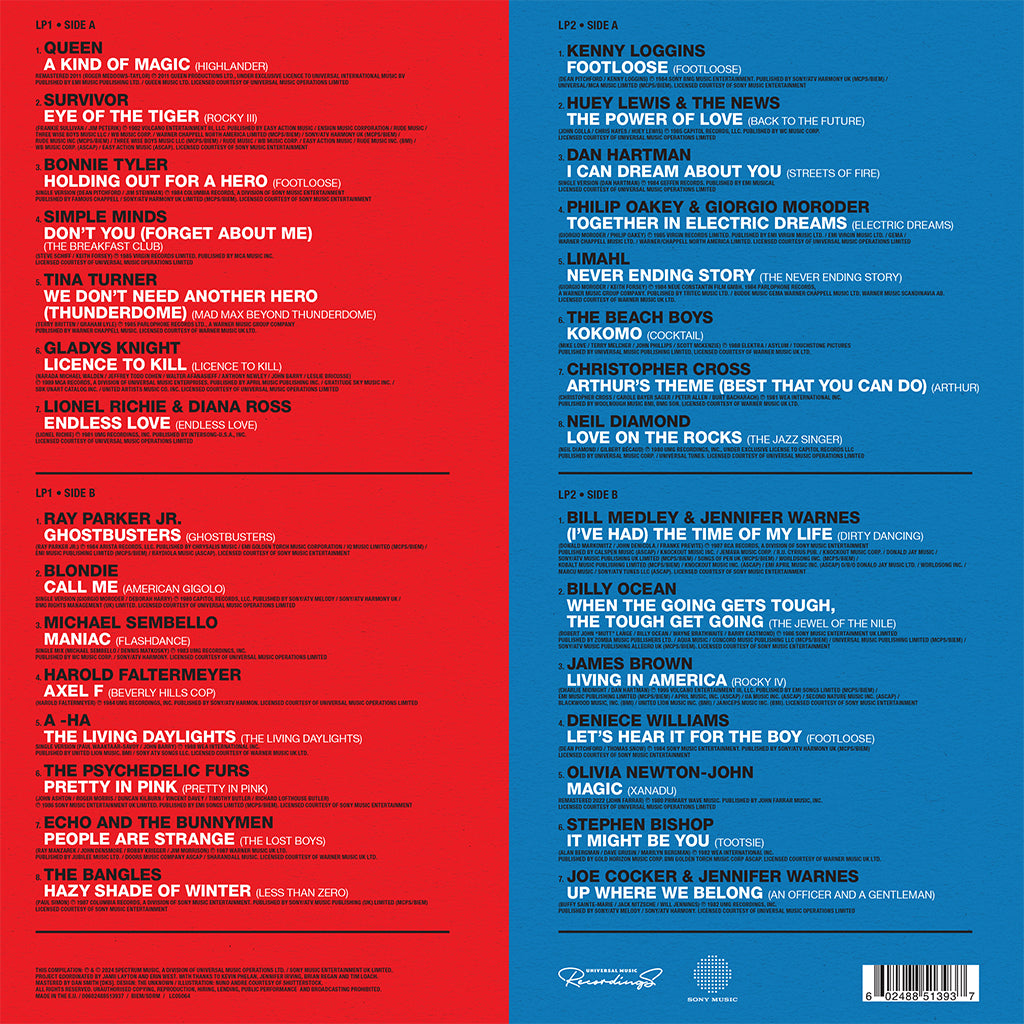 VARIOUS - 80s Movies - The Collection - 2LP - Vinyl [OCT 18]