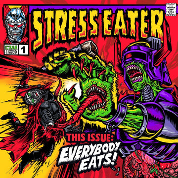 Stress Eater - Everybody Eats! - 1LP - Clear Red Wave Vinyl  [RSD Black Friday 2024]