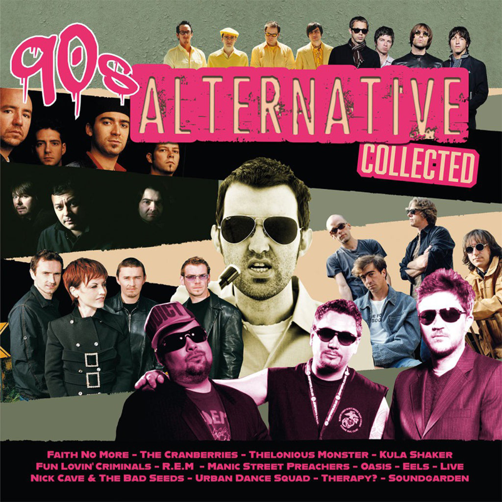 VARIOUS - 90's Alternative Collected - 2LP - 180g Translucent Magenta Vinyl