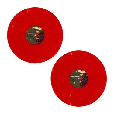 ABSTRACT TRIBE UNIQUE - South Central Thynk Taynk (Remastered) - 'Red Eruption' Marble Blend Effect 2LP Vinyl