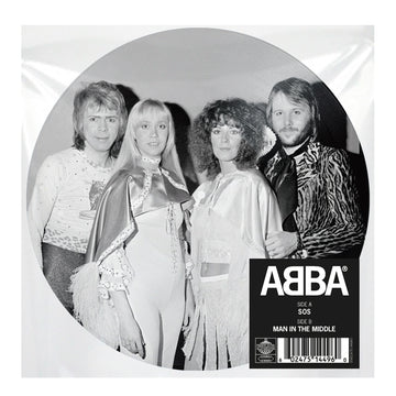 ABBA - SOS | Man In The Middle (50th Anniversary Reissue) - 7'' - Picture Disc Vinyl
