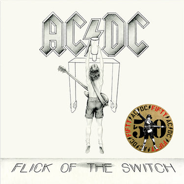 AC/DC - Flick Of The Switch (AC/DC 50 Reissue with Print Insert) - LP - 180g Gold Nugget Vinyl