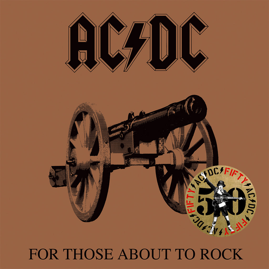 AC/DC - For Those About To Rock (We Salute You) (AC/DC 50 Reissue with Print Insert) - LP - 180g Gold Nugget Vinyl [MAR 15]