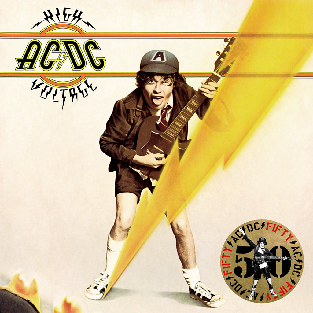 AC/DC - High Voltage (AC/DC 50 Reissue with Print Insert) - LP - 180g Gold Nugget Vinyl