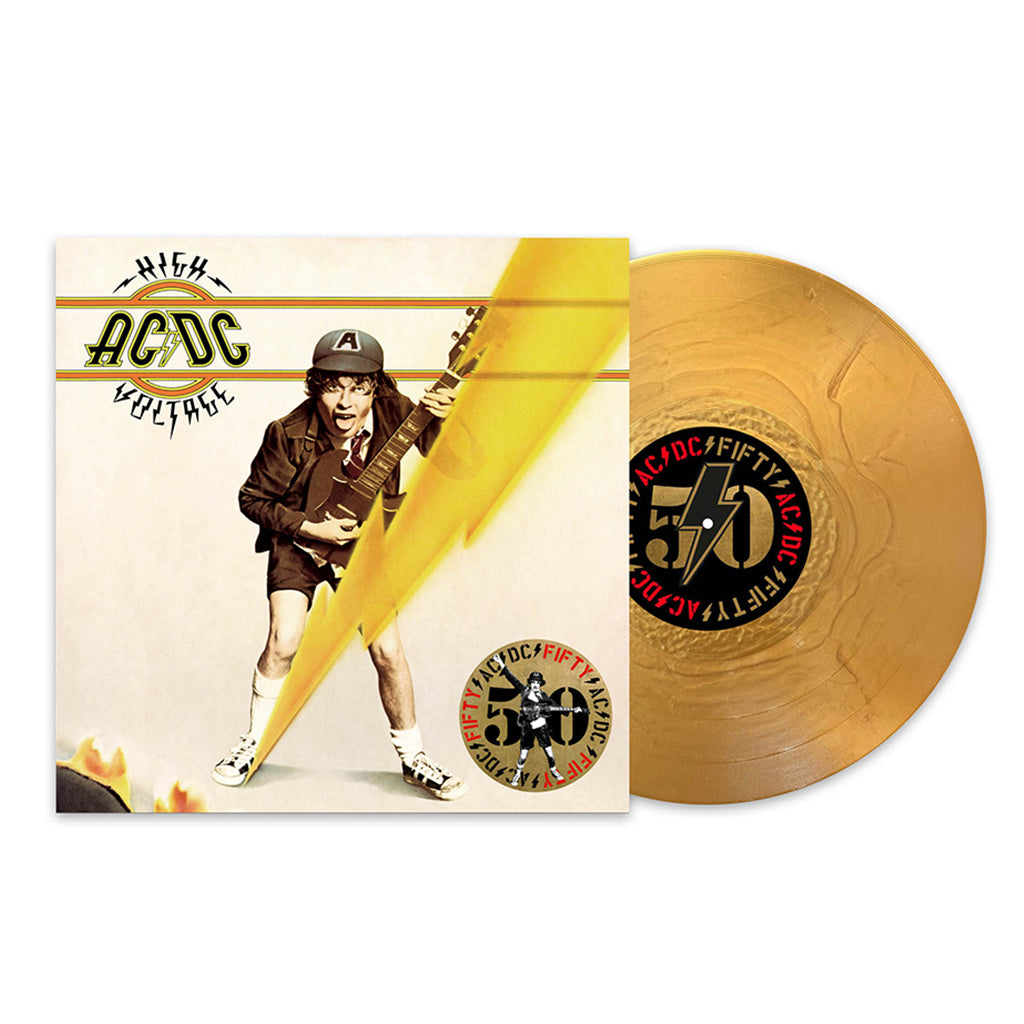 AC/DC - High Voltage (AC/DC 50 Reissue with Print Insert) - LP - 180g Gold Nugget Vinyl