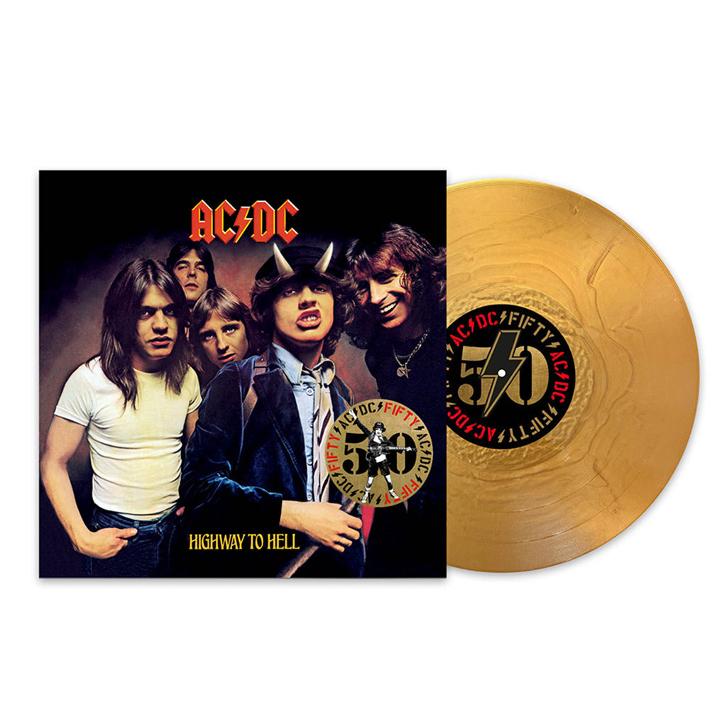 AC/DC - Highway To Hell (AC/DC 50 Reissue with Print Insert) - LP - 180g Gold Nugget Vinyl