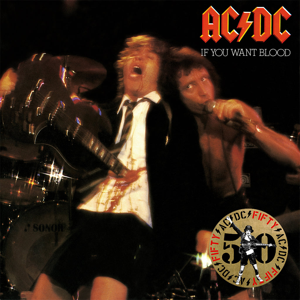 AC/DC - If You Want Blood You’ve Got It (AC/DC 50 Reissue with Print Insert) - LP - 180g Gold Nugget Vinyl [JUN 21]