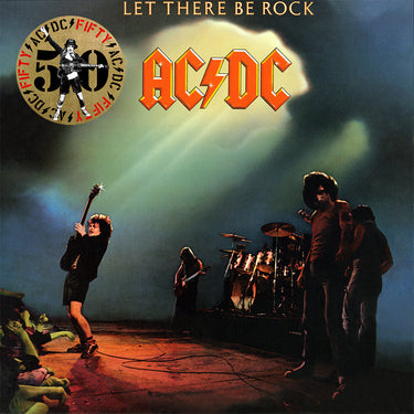 AC/DC - Let There Be Rock (AC/DC 50 Reissue with Print Insert) - LP - 180g Gold Nugget Vinyl