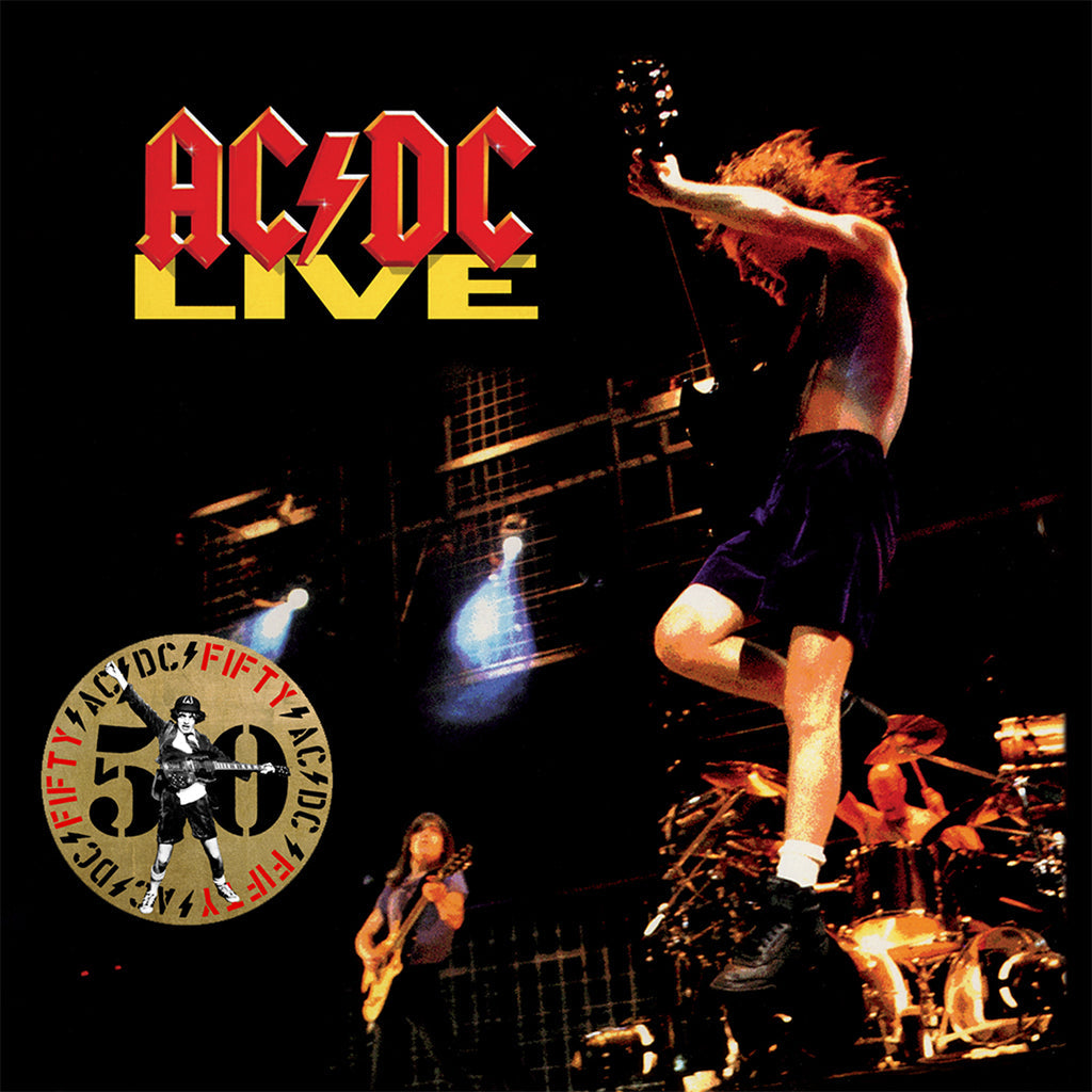 AC/DC - Live (AC/DC 50 Reissue with Print Insert) - 2LP - 180g Gold Nugget Vinyl