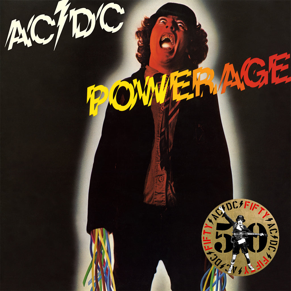 AC/DC - Powerage (AC/DC 50 Reissue with Print Insert) - LP - 180g Gold Nugget Vinyl [MAR 15]