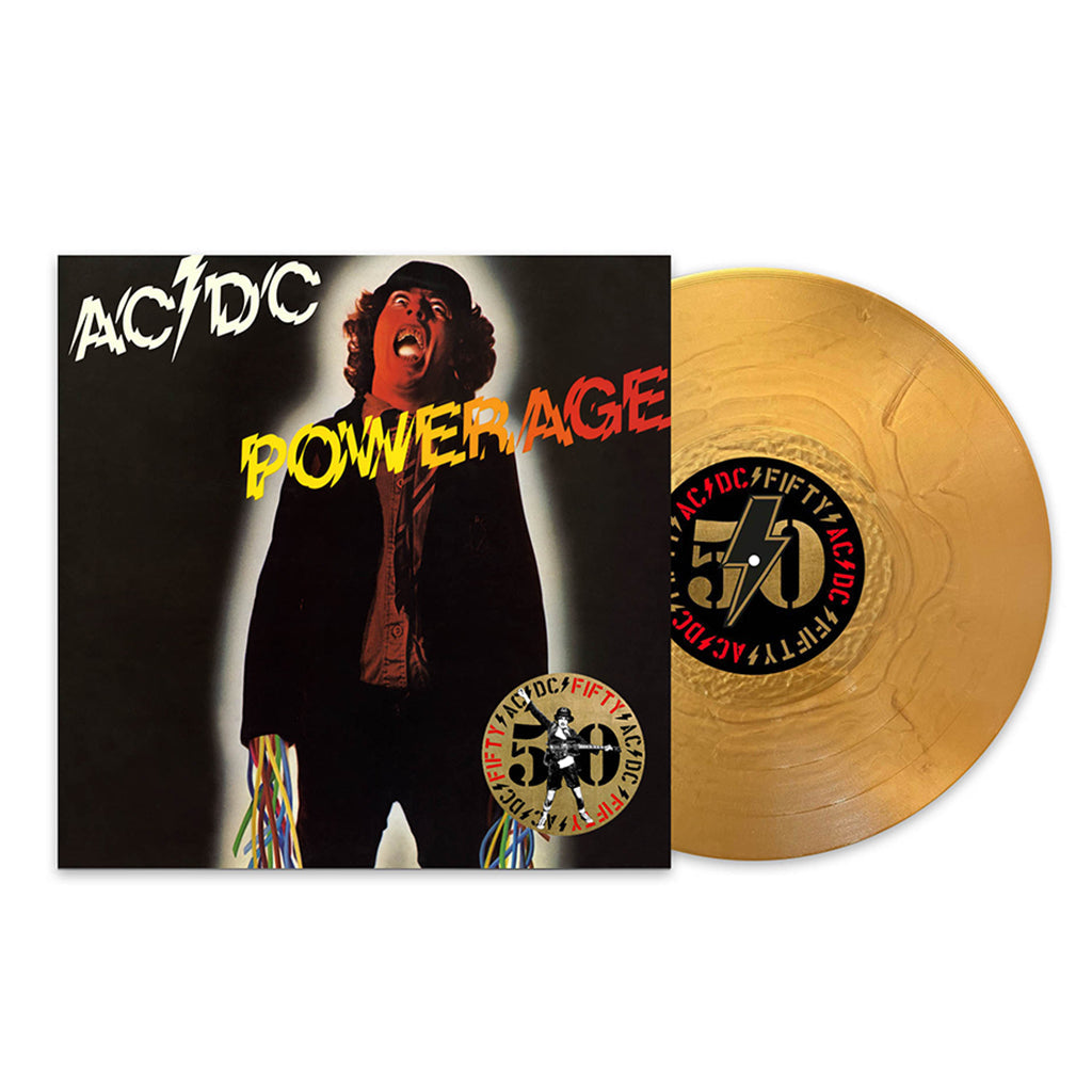 AC/DC - Powerage (AC/DC 50 Reissue with Print Insert) - LP - 180g Gold Nugget Vinyl