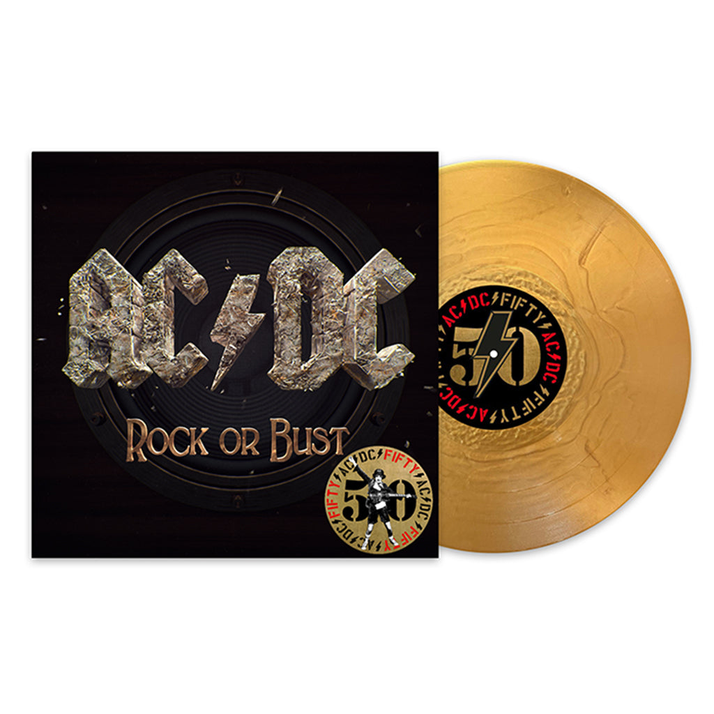 AC/DC - Rock Or Bust (AC/DC 50 Reissue with Print Insert) - LP - 180g Gold Nugget Vinyl [JUN 21]