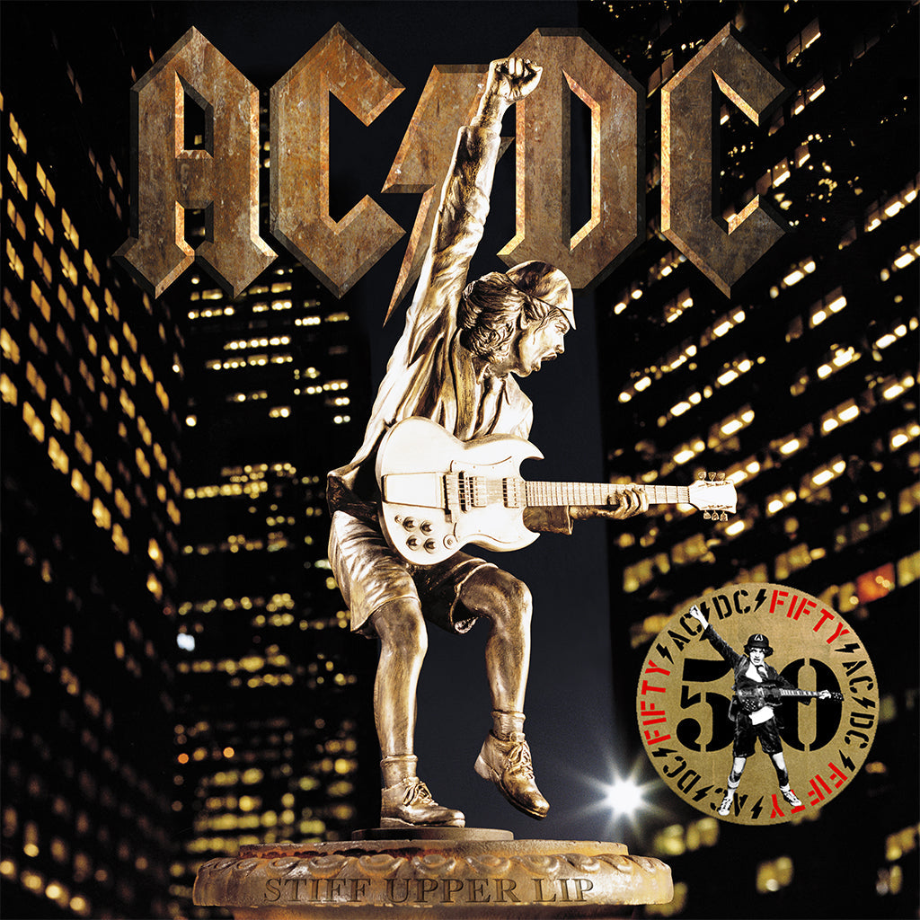 AC/DC - Stiff Upper Lip (AC/DC 50 Reissue with Print Insert) - LP - 180g Gold Nugget Vinyl [JUN 21]