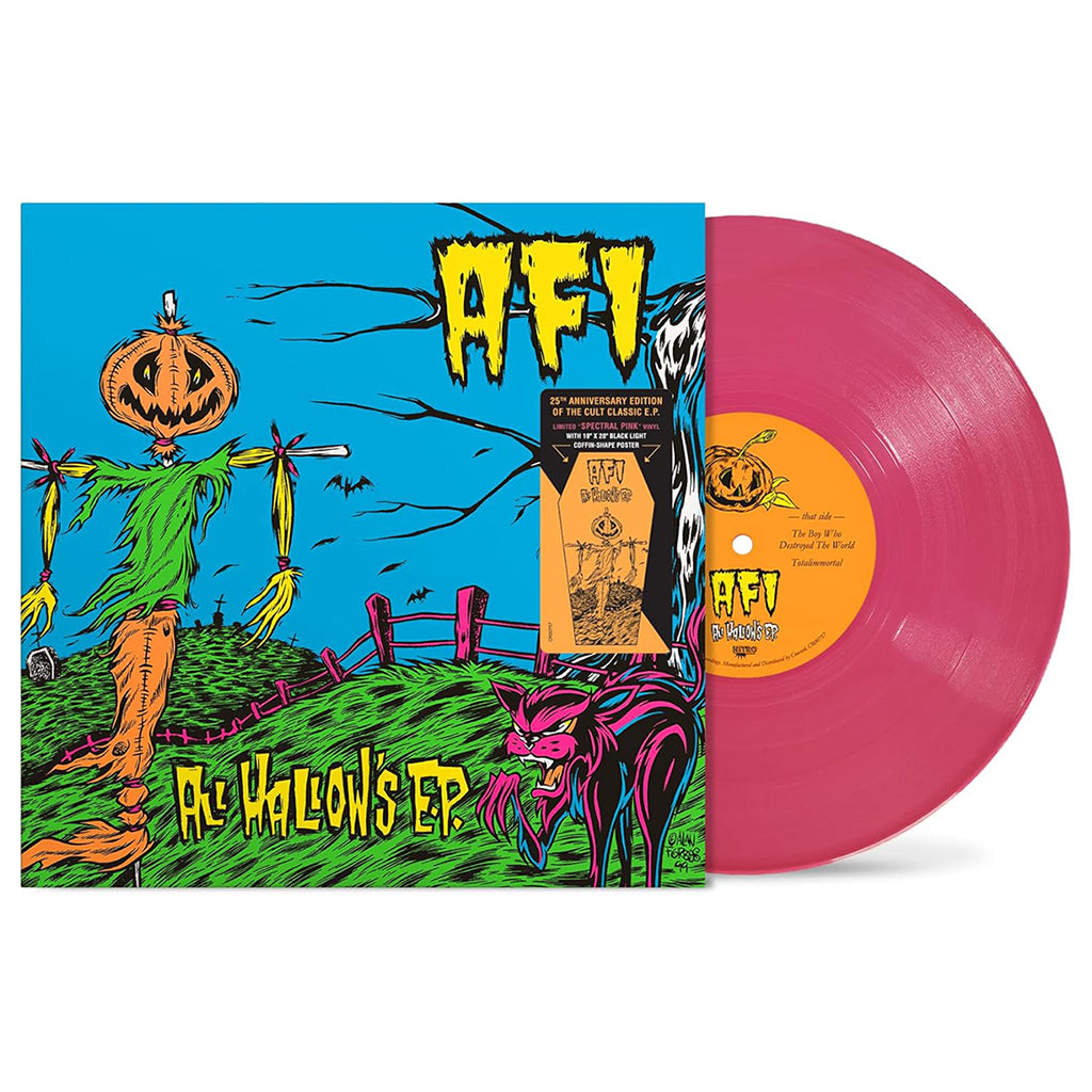 AFI - All Hallow's E.P. (25th Anniversary Edition with Poster insert) - 10'' - Spectral Pink Vinyl [OCT 4]