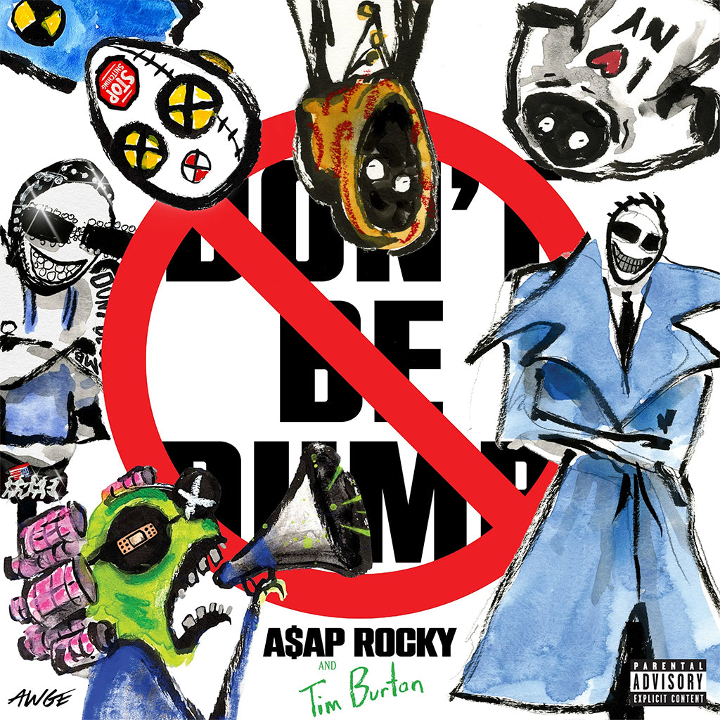 A$AP ROCKY - Don't Be Dumb - 2LP - Black / White Vinyl [APR 10]