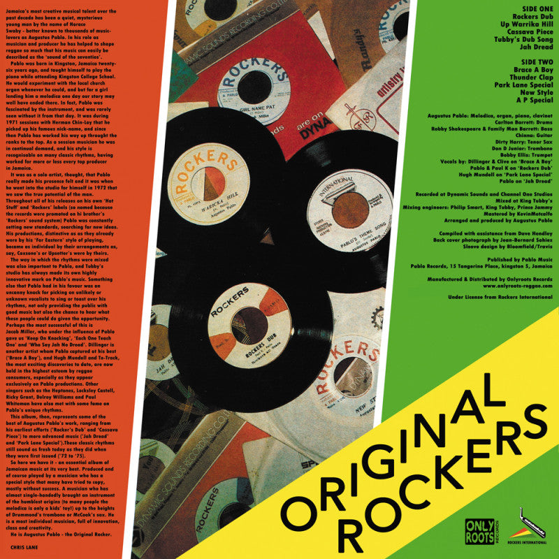 AUGUSTUS PABLO - Original Rockers - LP - Vinyl