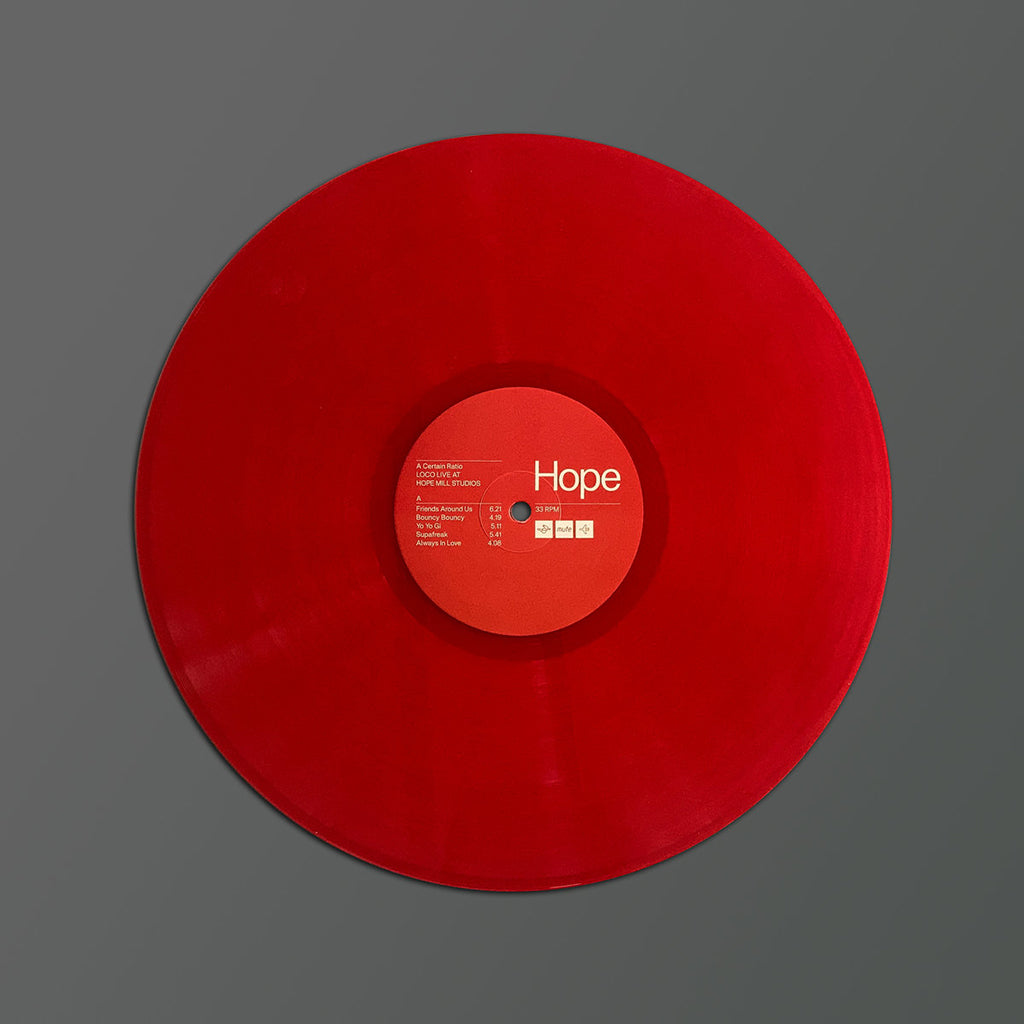 A CERTAIN RATIO - Loco Live at Hope Mills Studios - LP - Red Vinyl