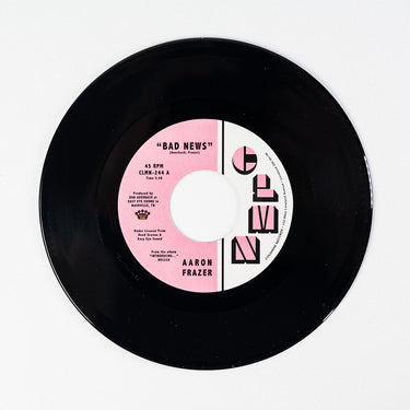AARON FRAZER - Bad News / Done Lyin' - 7'' - Black Vinyl