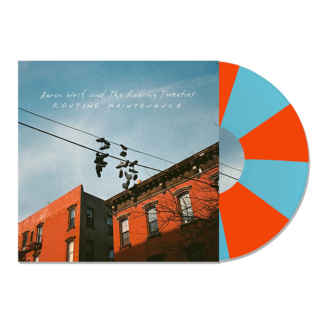 AARON WEST AND THE ROARING TWENTIES - Routine Maintenance (2023 Repress) - LP - Blue & Orange Pinwheel Vinyl