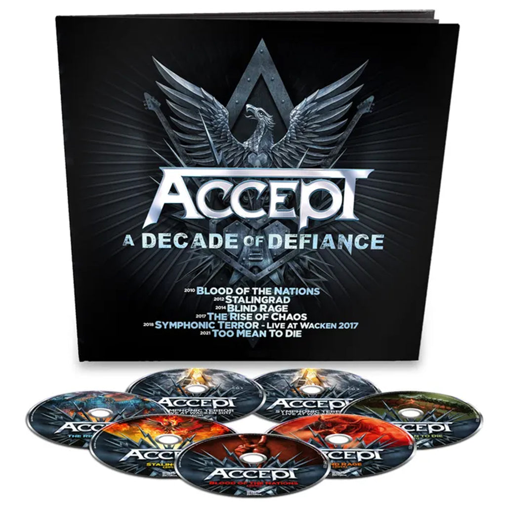 ACCEPT - A Decade Of Defiance (Expanded with a 44-page book) - 7CD - Deluxe Earbook [NOV 3]