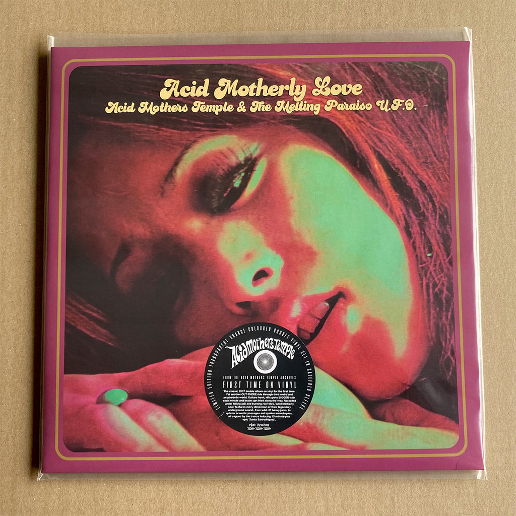 ACID MOTHERS TEMPLE & THE MELTING PARAISO U.F.O. - Acid Motherly Love (2023 Reissue w/ Updated Sleeve Art) - 2LP - Gatefold Transparent Orange Vinyl