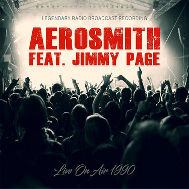 AEROSMITH FEAT. JIMMY PAGE - Live On Air 1990 (Legendary Broadcast Recording) - LP - Orange Vinyl