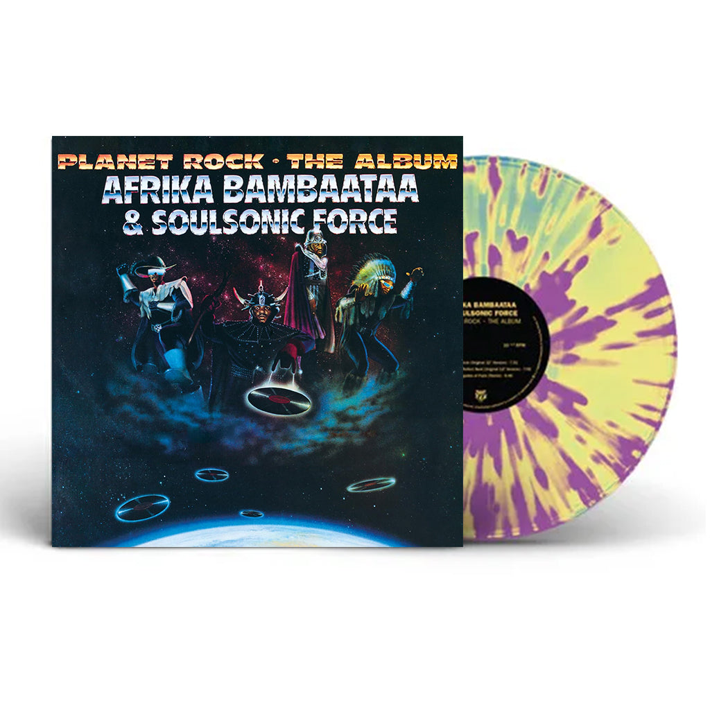 AFRIKA BAMBAATAA & SOULSONIC FORCE - Planet Rock - The Album (Reissue) - LP - Clear with 3 Colour Splatter Vinyl