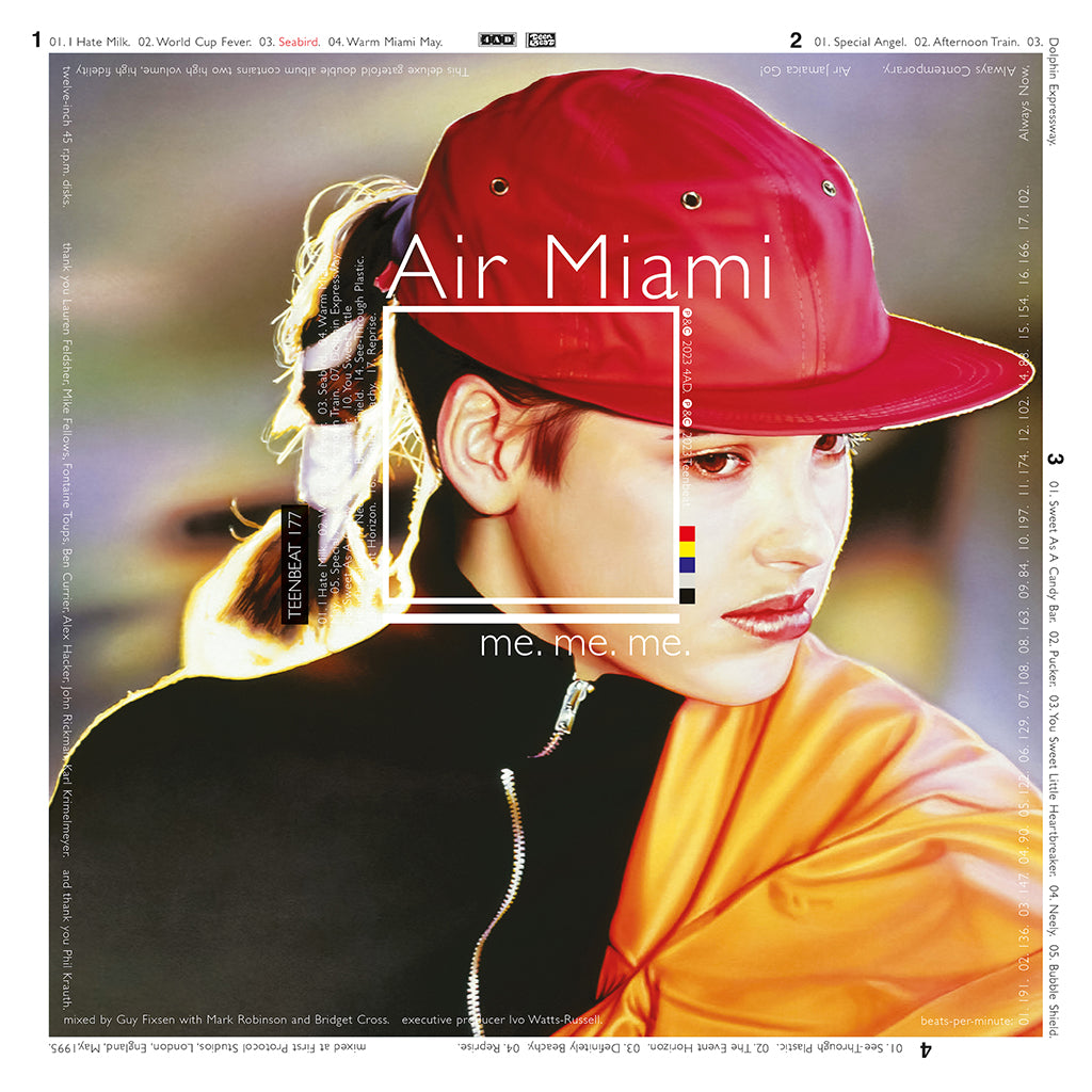 AIR MIAMI - Me Me Me (Deluxe Edition with 3 Bonus Tracks) - 2LP - Aqua & Orange Vinyl
