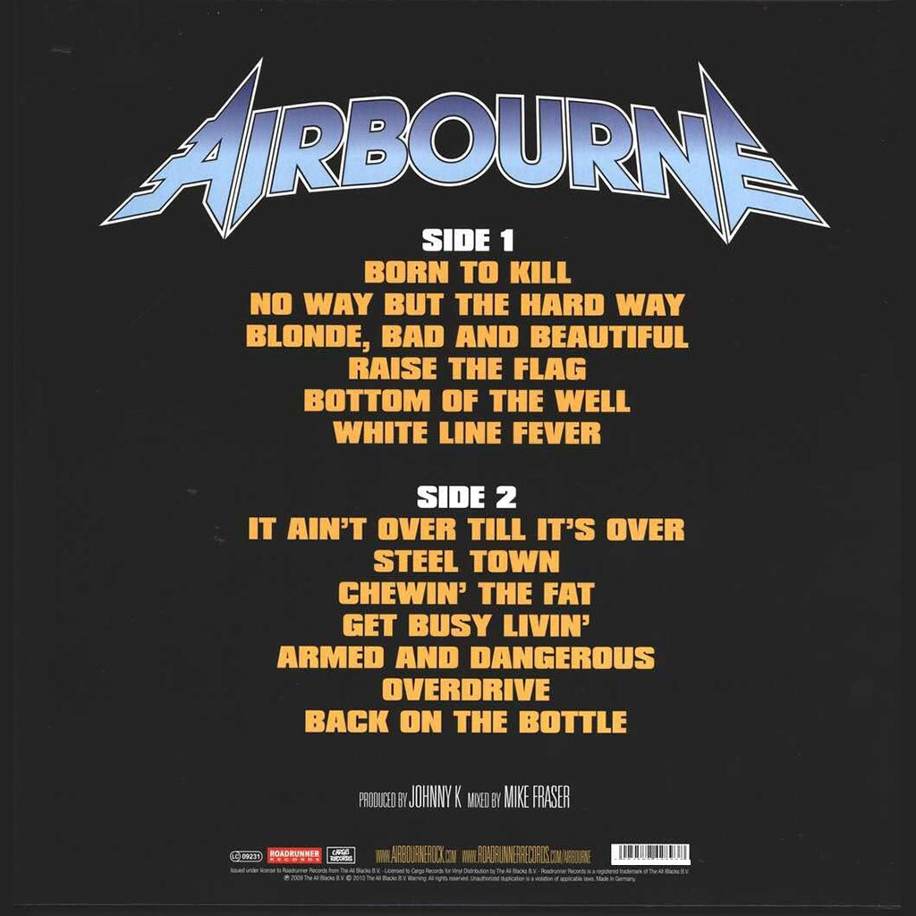 AIRBOURNE - No Guts, No Glory (Repress) - LP - Vinyl [JUN 28]