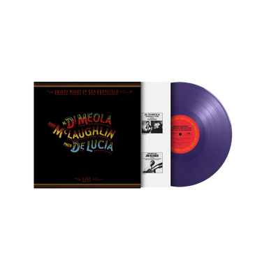 AL DI MEOLA, JOHN MCLAUGHLIN, PACO DE LUCIA - Friday Night In San Francisco (Repress) - LP - Deluxe 180g Purple Vinyl