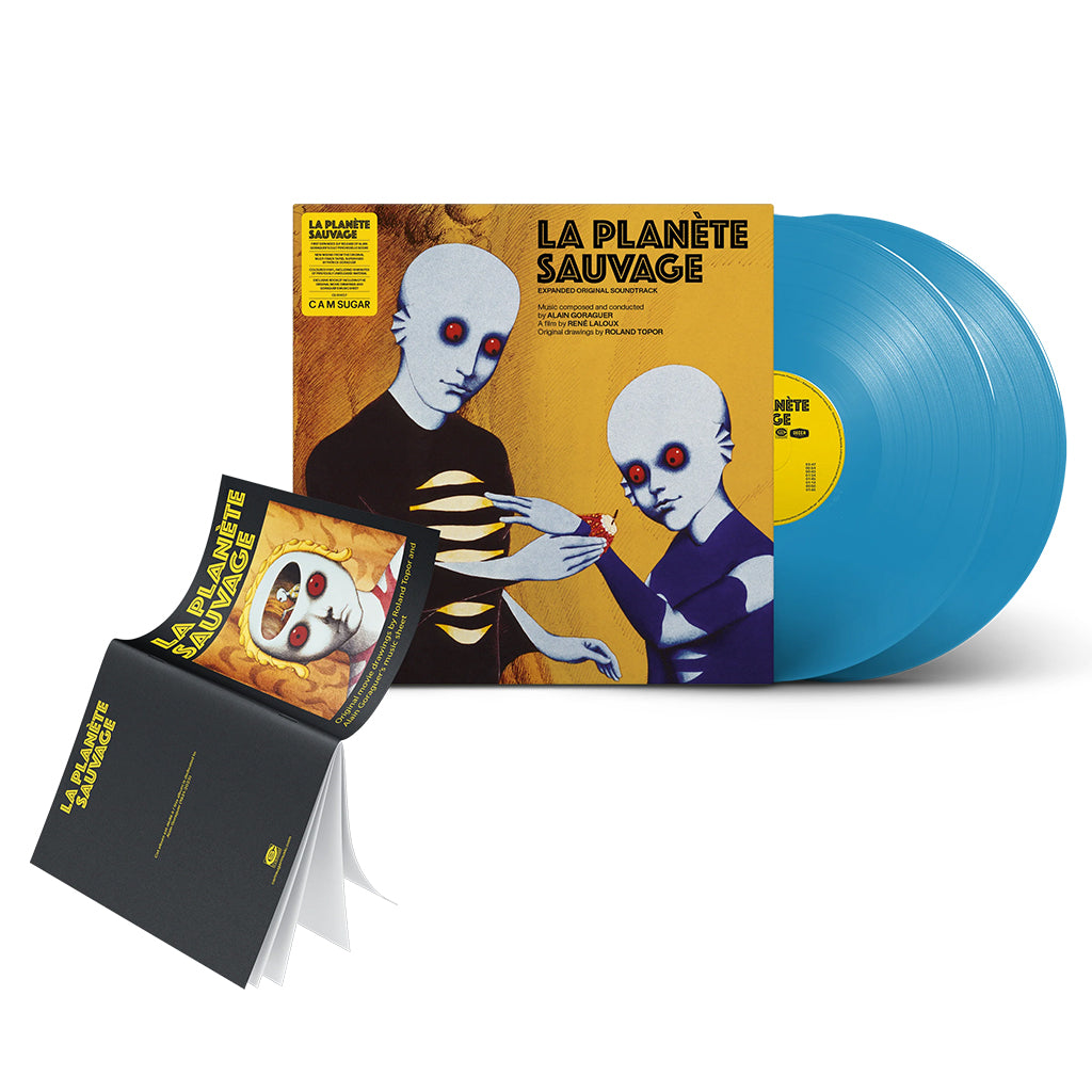 ALAIN GORAGUER - La Planète Sauvage (2023 Deluxe Edition with illustrated Zine) - 2LP - Gatefold Blue Vinyl