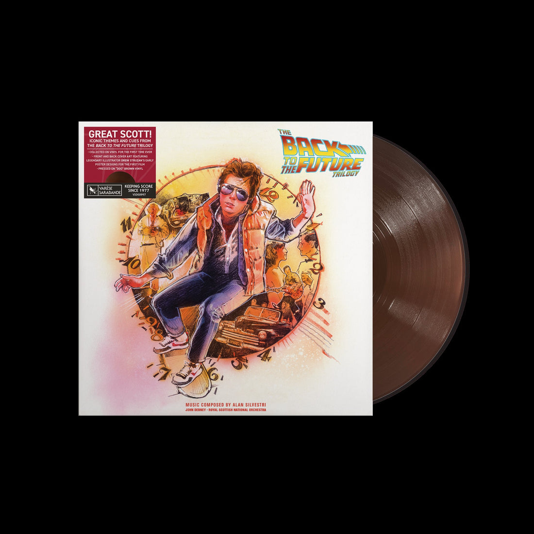 Alan Silvestri - The Back To The Future Trilogy - 1LP - Doc Brown Vinyl  [RSD Black Friday 2025]
