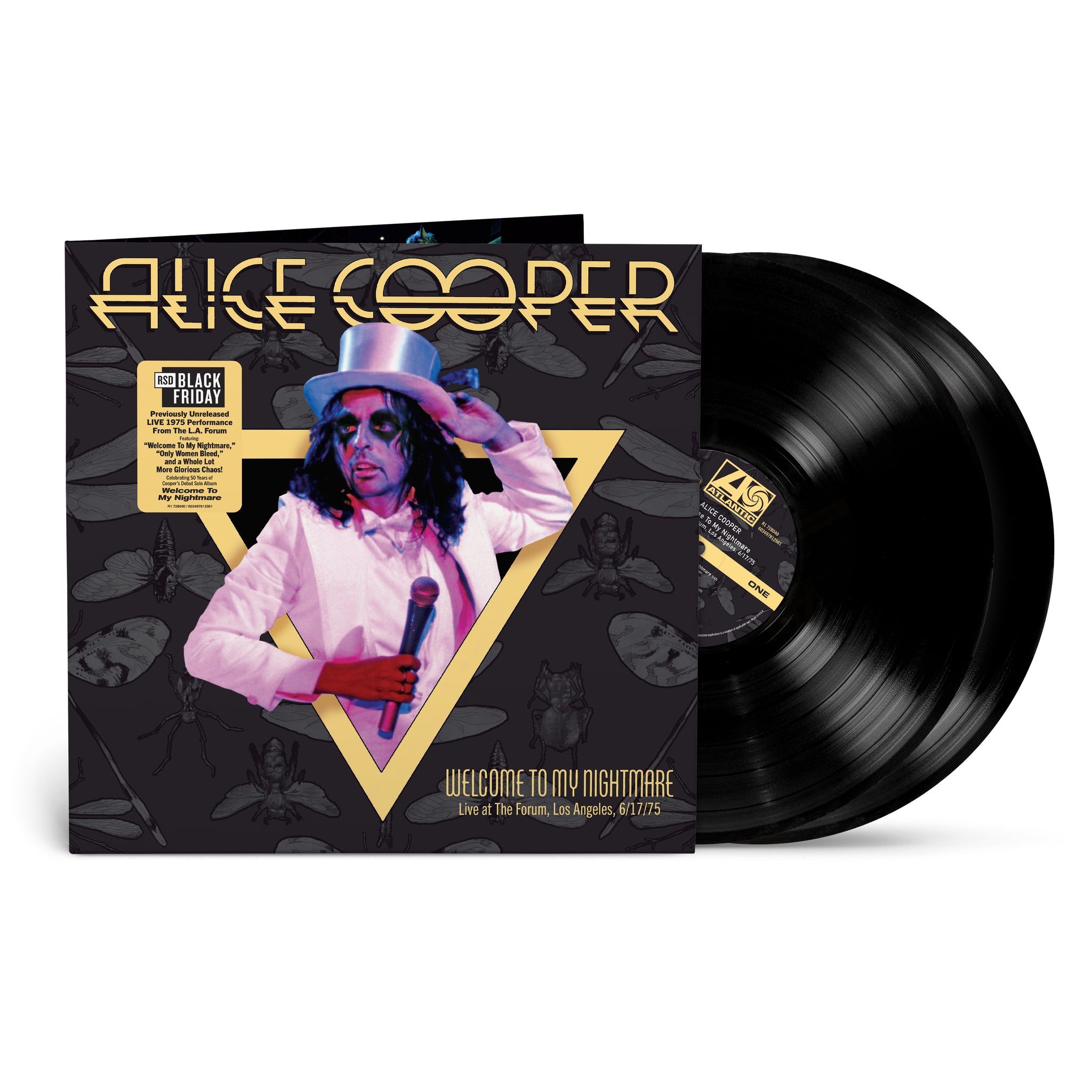 Alice Cooper - Welcome To My Nightmare Live From the Forum 6/17/75 - 2LP - Black Vinyl  [RSD Black Friday 2025]