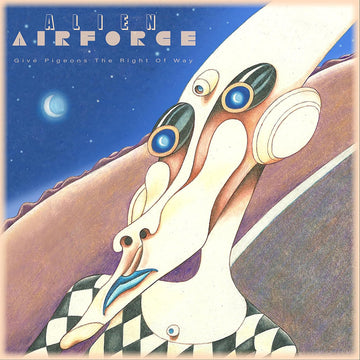 ALIEN AIRFORCE - Give Pigeons The Right Of Way - LP -  Airforce Blue Vinyl