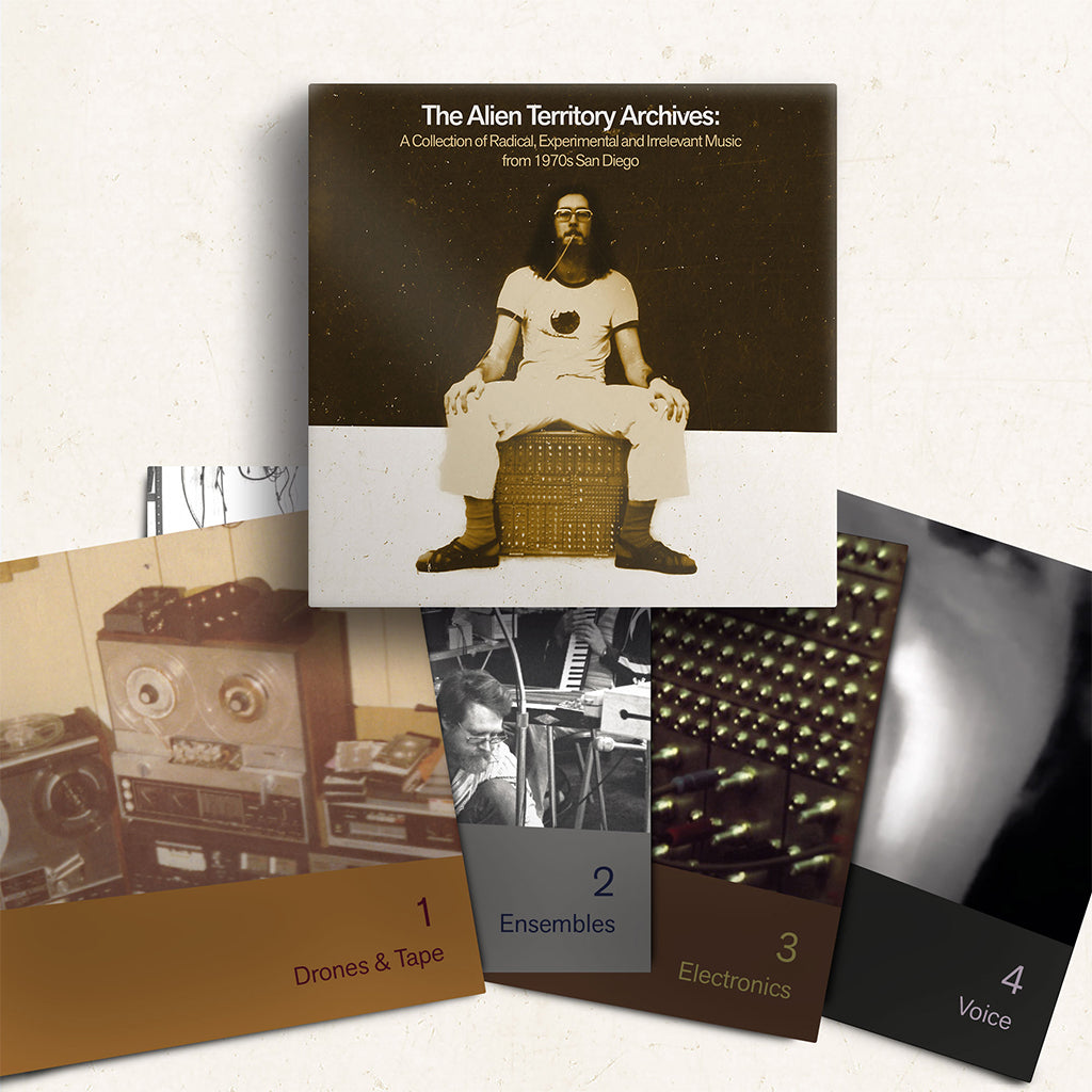 VARIOUS - The Alien Territory Archives: A Collection Of Radical, Experimental and Irrelevant Music from 1970's San Diego - 4CD Box Set [AUG 1]