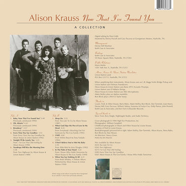 ALISON KRAUSS - Now That I've Found You: A Collection (Reissue) - LP - Vinyl