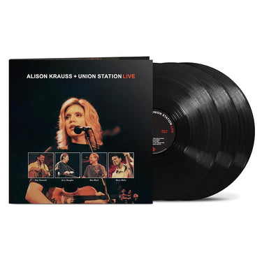 ALISON KRAUSS AND UNION STATION - Live - 3LP - Deluxe Triple Gatefold 180g Vinyl