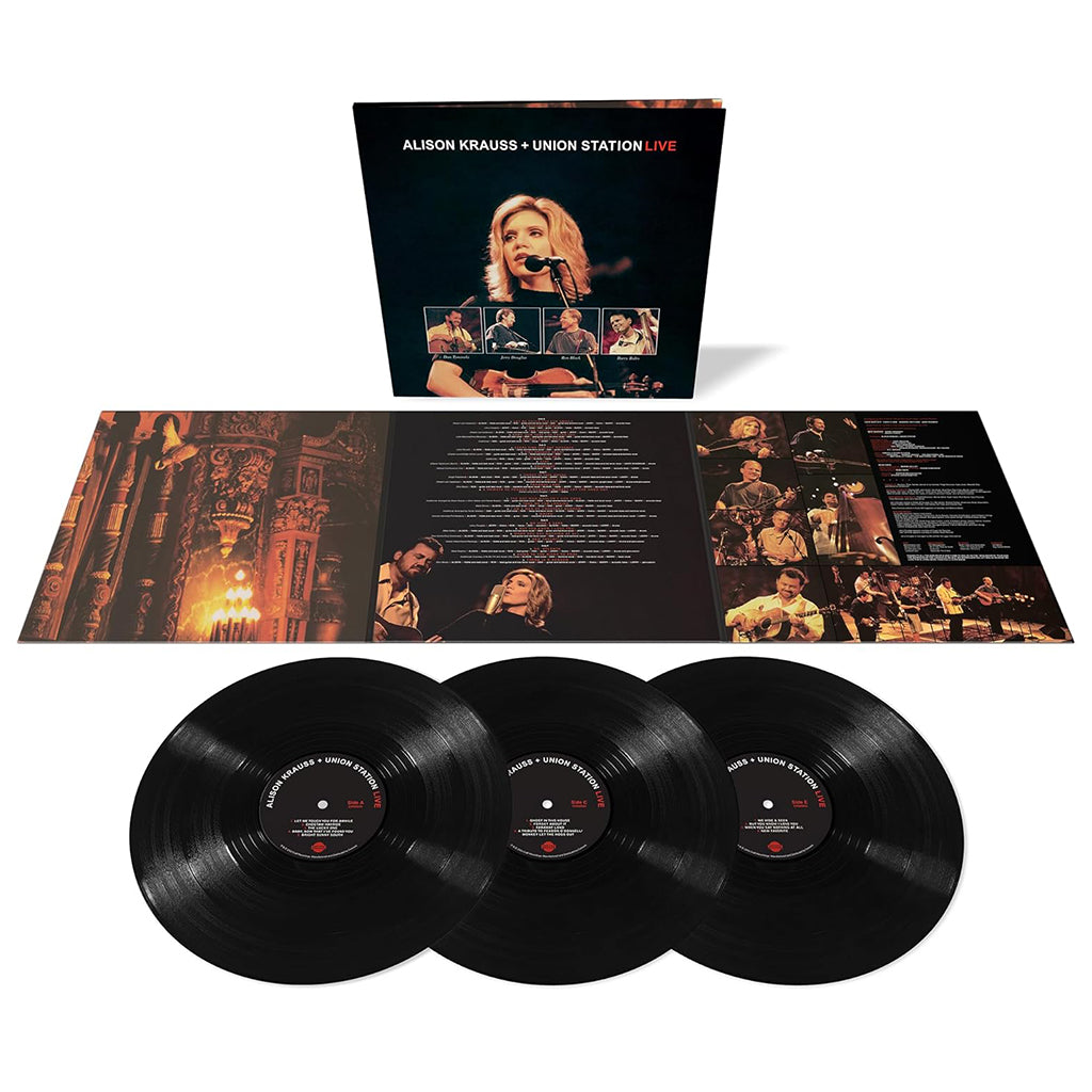 ALISON KRAUSS AND UNION STATION - Live - 3LP - Deluxe Triple