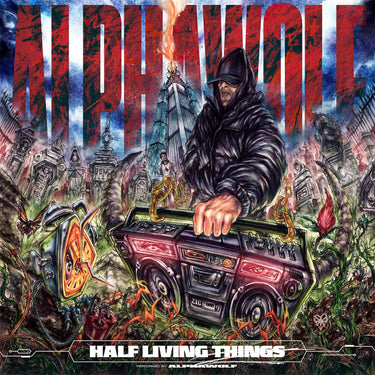 ALPHA WOLF - Half Living Things - LP - Blue / Dark Blue Corona Vinyl