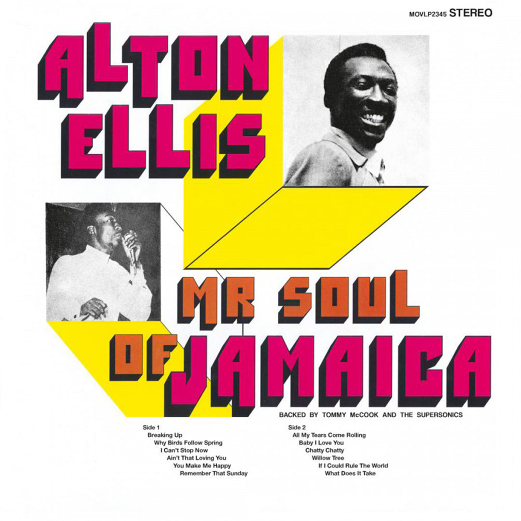 ALTON ELLIS - Mr. Soul of Jamaica (2023 Reissue) - LP - 180g Translucent Magenta Coloured Vinyl