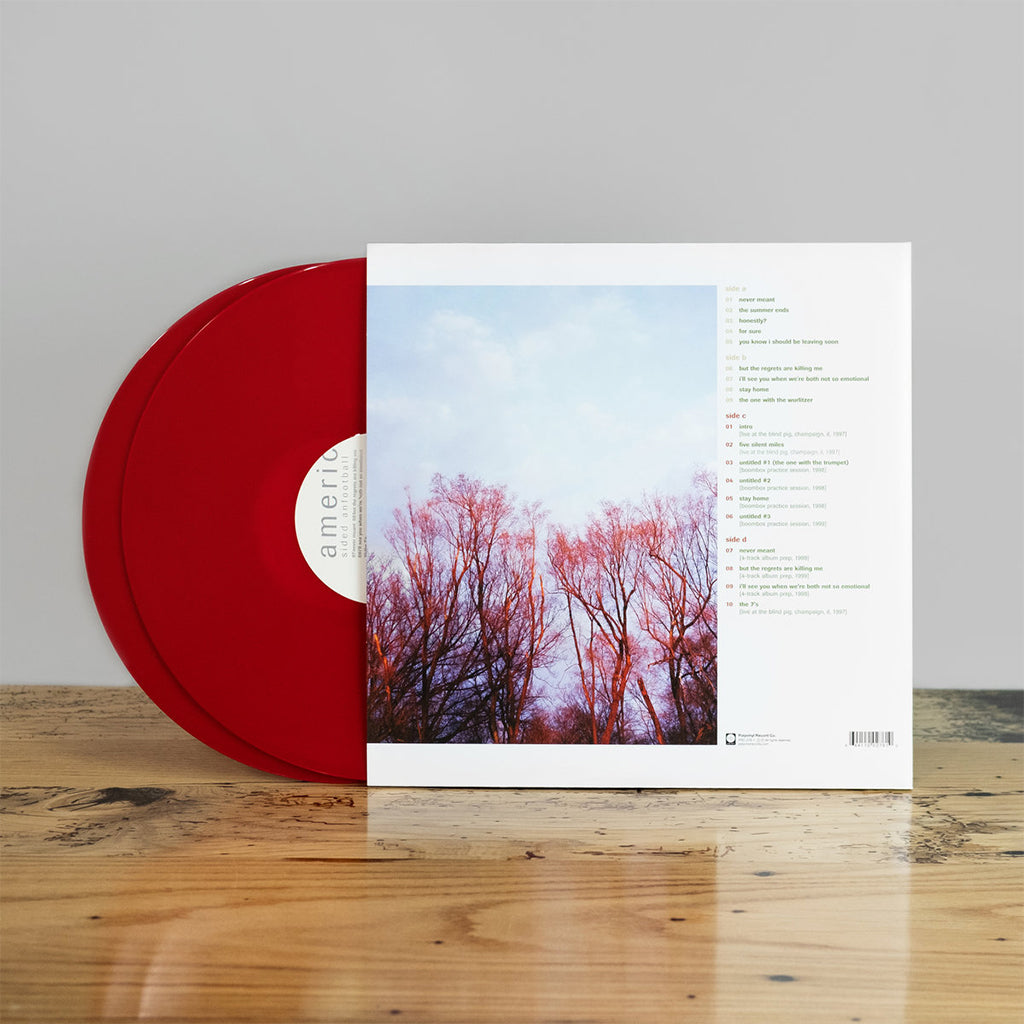 AMERICAN FOOTBALL - American Football (Deluxe Edition w/ 12-page booklet) - 2LP - Red Vinyl [OCT 27]