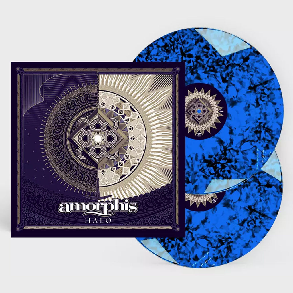 AMORPHIS - Halo (2023 Repress) - 2LP - Blue and Black Dust Splatter Vinyl