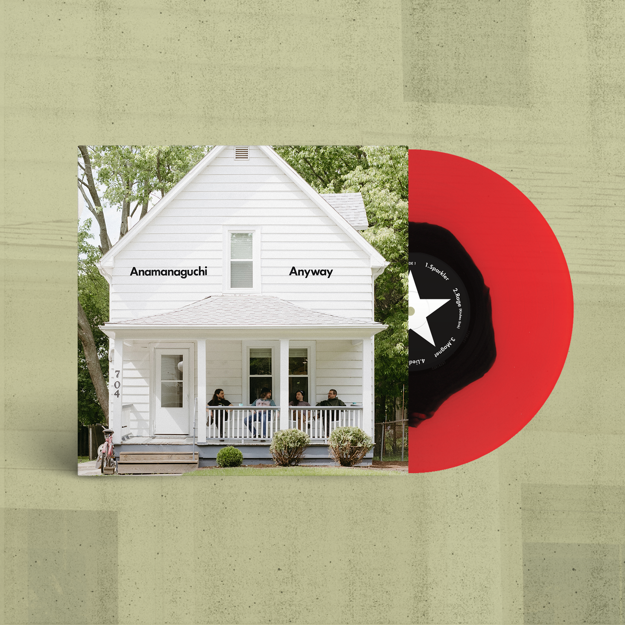 ANAMANAGUCHI - Anyway - LP - 'Black in Red' Colour Vinyl [AUG 8]