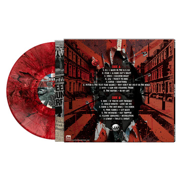 VARIOUS - Anarchy On Abbey Road - A Punk Tribute to The Beatles - LP - Red Marble Vinyl