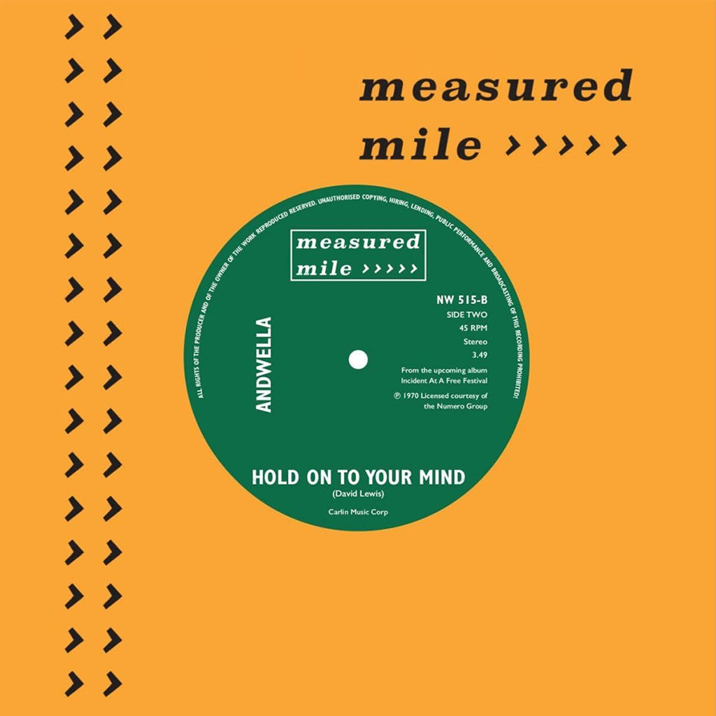 HOPSCOTCH / ANDWELLA - Look At The Lights Go Up / Hold On To Your Mind - 7'' - Vinyl