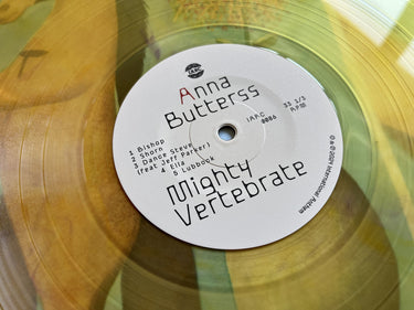 ANNA BUTTERSS - Mighty Vertebrate - LP - 'Fossilized Chartreuse' Green Coloured Vinyl [OCT 4]