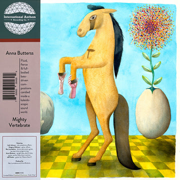 ANNA BUTTERSS - Mighty Vertebrate - LP - 'Fossilized Chartreuse' Green Coloured Vinyl [OCT 4]
