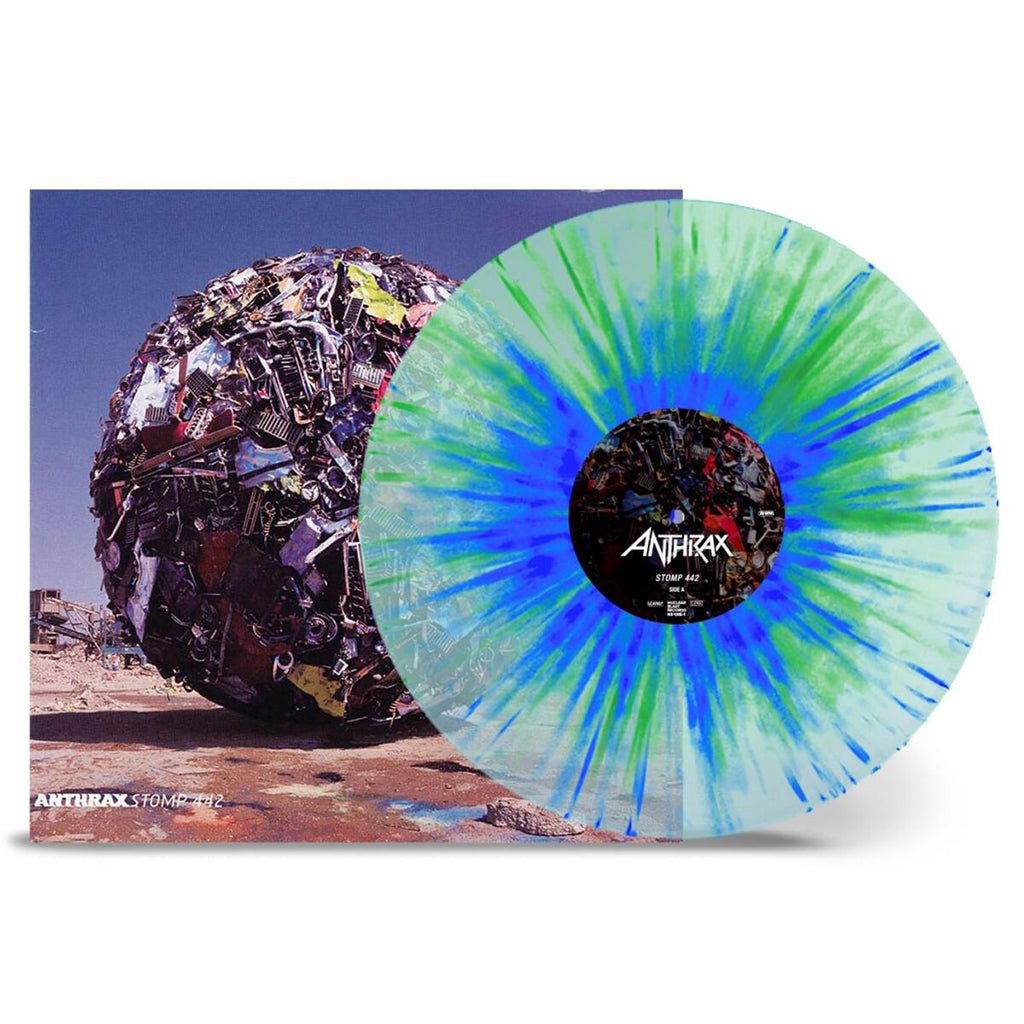 ANTHRAX - Stomp 442 (2024 Reissue) - LP - Clear w/ Blue & Green Splatter Vinyl [MAY 24]