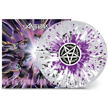 ANTHRAX - We’ve Come For You All (20th Anniversary Edition) - 2LP - Clear with White, Purple and Black Splatter Vinyl