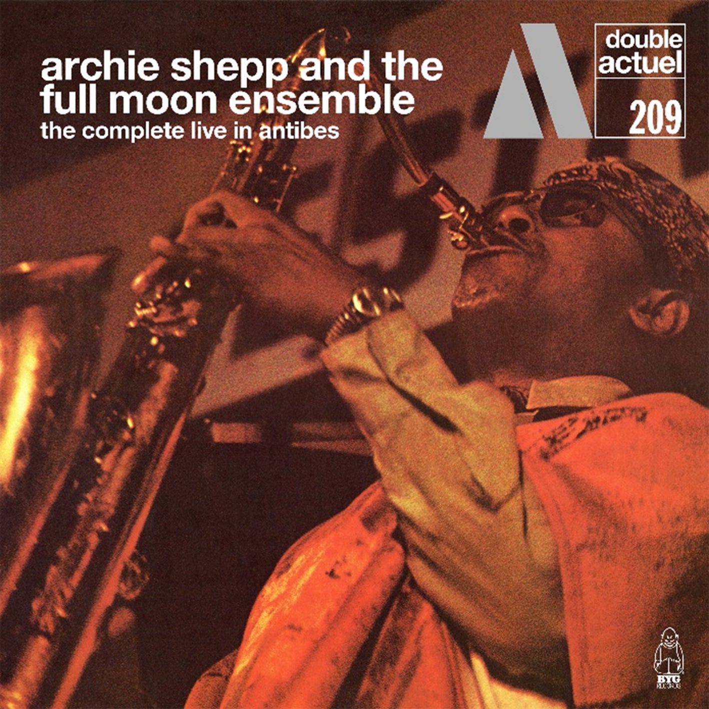 Archie Shepp and The Full Moon Ensemble - The Complete Live in Antibes - 2LP - Orange & Brown Coloured Vinyl  [Record Store Day 2025]